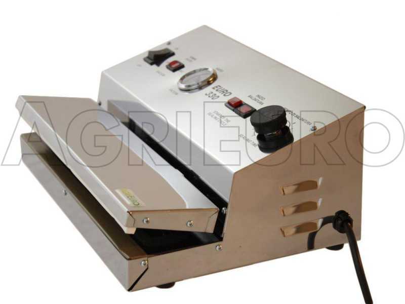 Machine sous vide manuelle en acier Euro 330 INOX - Barre de soudure 33 cm