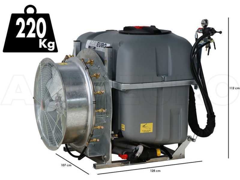 Gray 400/70 - Atomiseur port&eacute; avec attache &agrave; tracteur pour pulv&eacute;risation - Capacit&eacute; 400 L - Pompe AR713