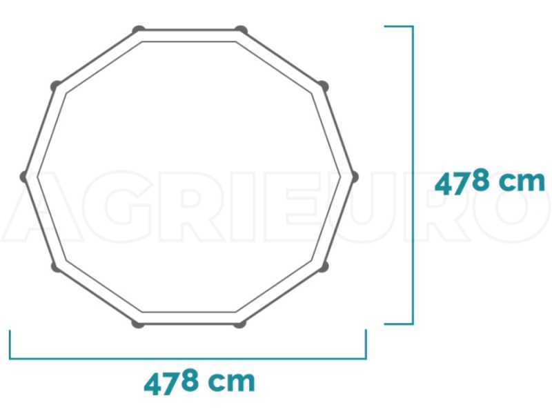 Piscine Ronde Intex Graphite Grey Panel 26384NP