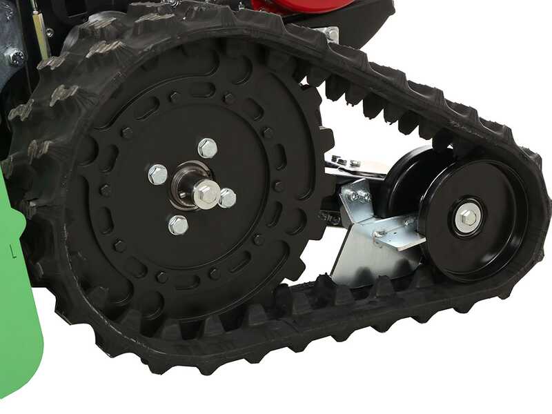 Lampacrescia MGM TTR786HD - Tondeuse d&eacute;broussailleuse &agrave; couteaux - Sur chenilles - Honda GX270