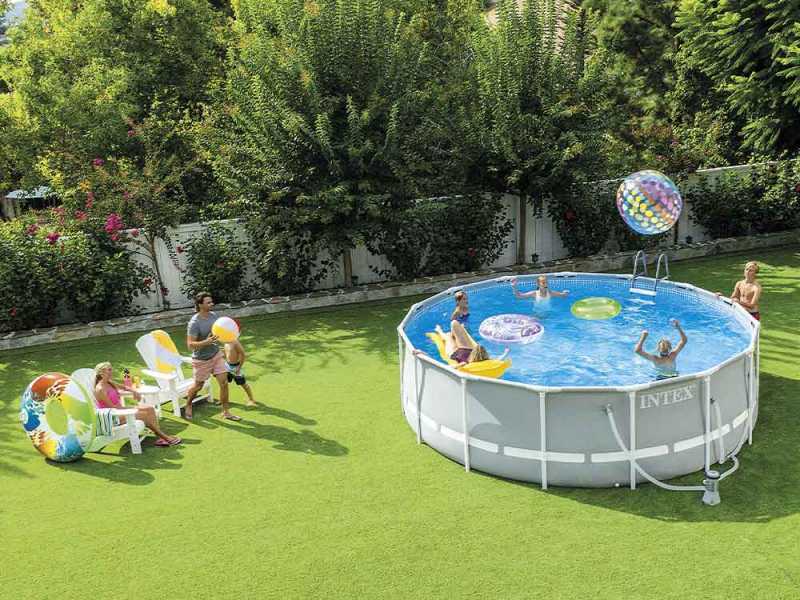Intex Prisma Frame 26724NP - &Oslash;457x107 cm - Piscine Ronde