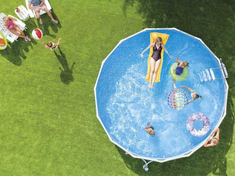 Intex Prisma Frame 26726NP - &Oslash;457x122 cm - Piscine Ronde