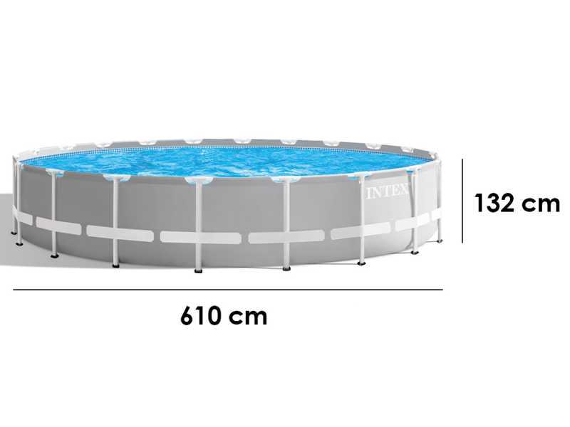 Intex Prisma Frame 26756NP - &Oslash;610x132 cm - Piscine Ronde
