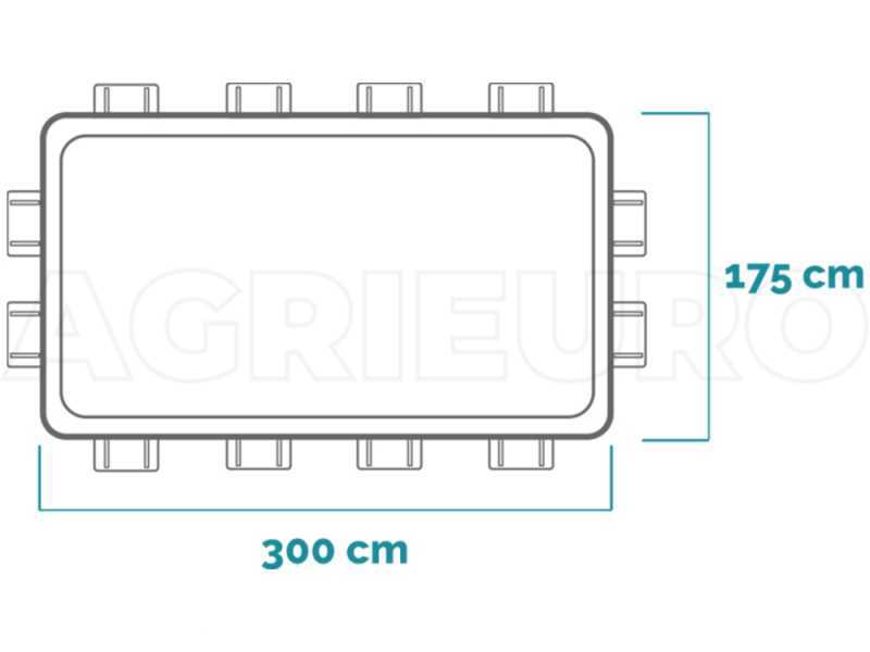 Intex Prisma Frame 26784NP - 300x175x80 cm - Piscine hors-sol + &Eacute;purateur et &Eacute;chelle