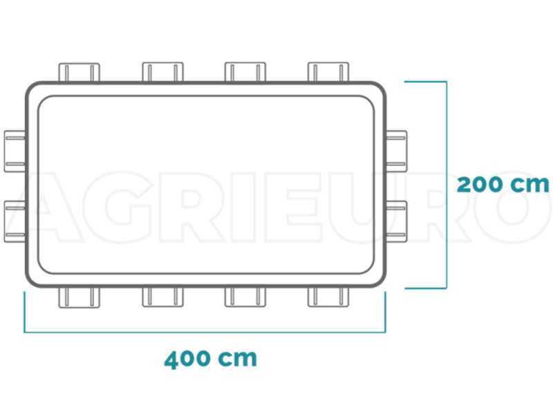 Intex Prisma Frame 26788NP - 400x200x100 cm - Piscine hors-sol + &Eacute;purateur et &Eacute;chelle