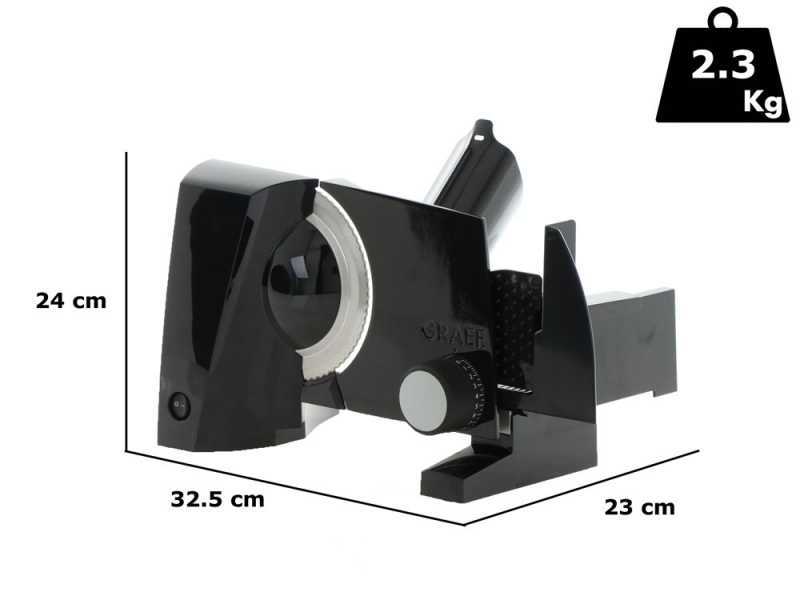 Trancheuse avec lame de 170 mm GRAEF SKS 100 TWIN Noire - 2 lames offertes
