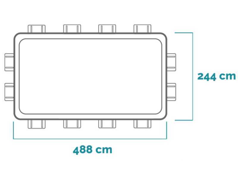 Intex Prisma Frame 26792NP - 488x244x107 cm - Piscine hors-sol
