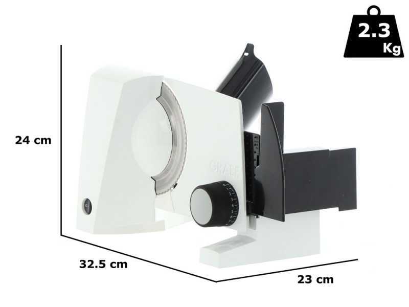 Trancheuse avec lame de 170 mm GRAEF SKS 100 TWIN Blanche - 2 lames offertes