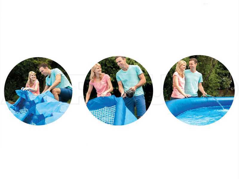 Intex Easy Set 28122NP - &Oslash;305x76 cm - Piscine gonflable + Pompe filtre