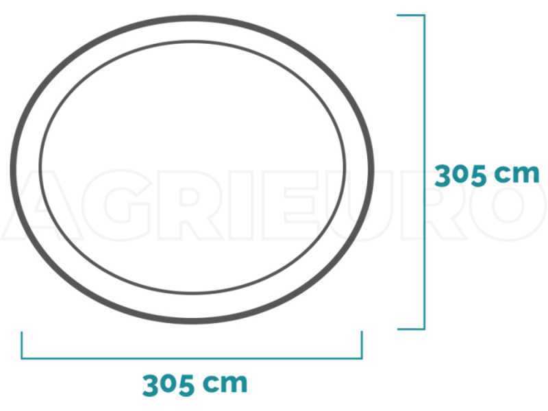 Intex Easy Set 28122NP - &Oslash;305x76 cm - Piscine gonflable + Pompe filtre