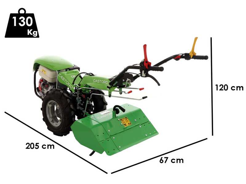 Motoculteur Lampacrescia MGM Castoro DF - Moteur Honda GX270