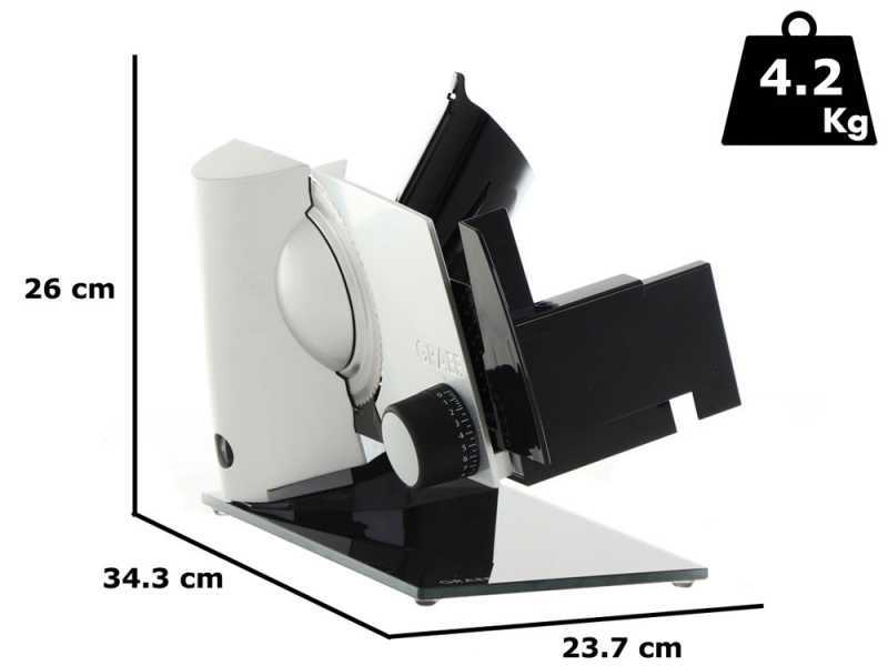 Graef SKS 321 SILVER GLASS - Trancheuse avec lame de 170 mm
