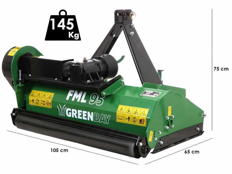 Greenbay FML 95 - Broyeur pour tracteur - S&eacute;rie l&eacute;g&egrave;re