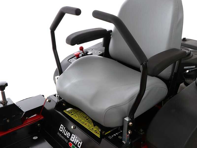 Blue Bird ZTR 50L PRO - Tracteur tondeuse &agrave; z&eacute;ro rayon de braquage - &Eacute;jection lat&eacute;rale et coupe mulching