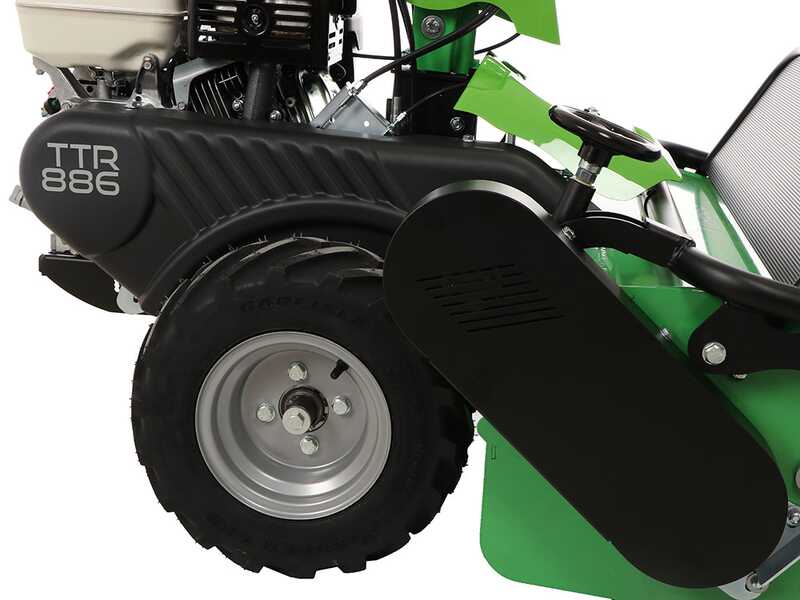 Lampacrescia MGM TTR886 - Tondeuse d&eacute;broussailleuse &agrave; couteaux - Honda GX390 Pentes fortes