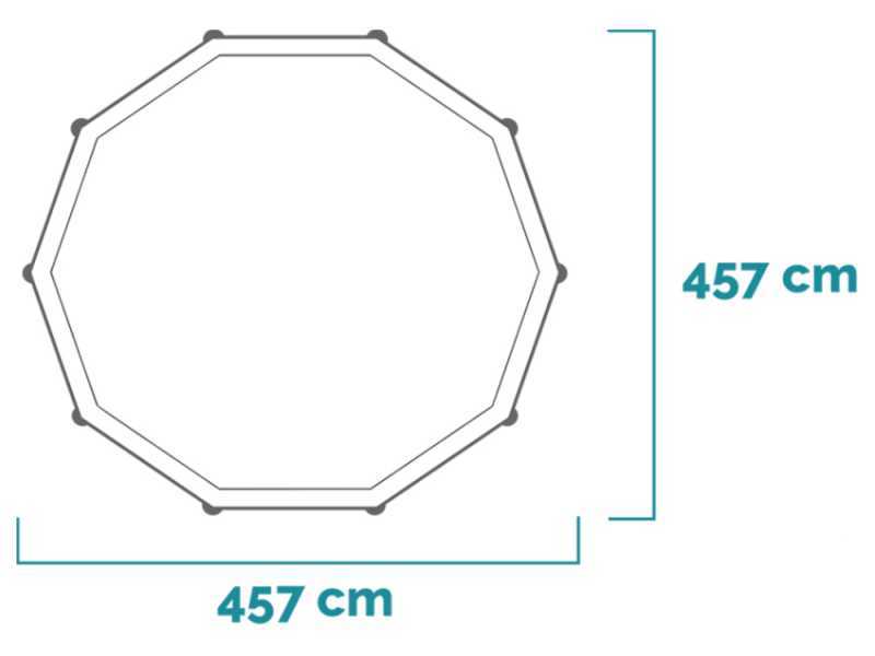 Intex Metal Frame 28242NP - Piscine ronde