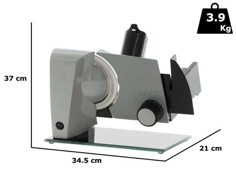 Graef SKS 110 TWIN Grise - Trancheuse &agrave; lame de 170 mm