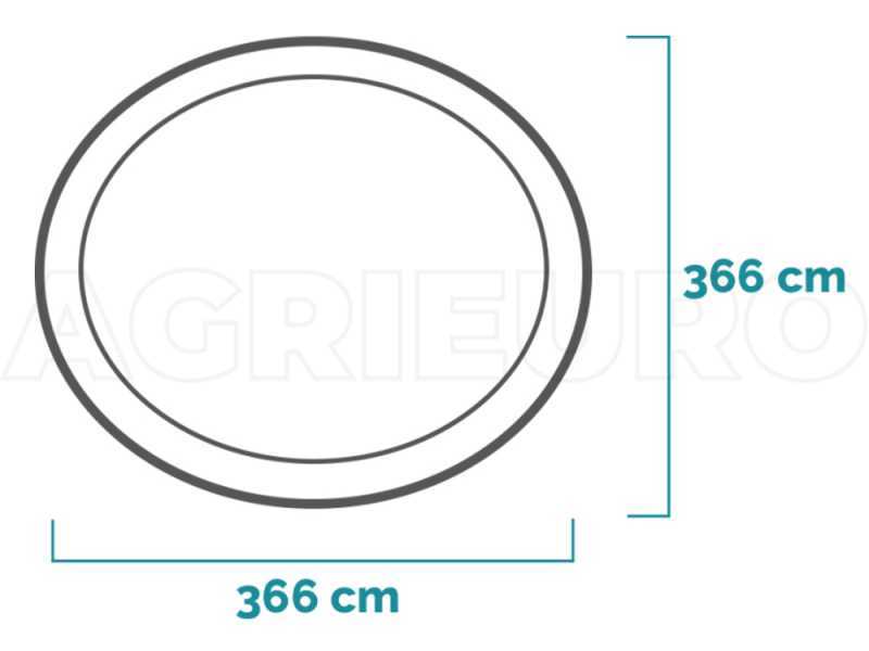 Intex Easy Set 28132NP - &Oslash;366x76 cm - Piscine gonflable + Pompe filtre