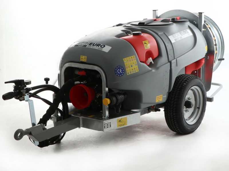 Gray T Car 600/70 - Atomiseur tra&icirc;n&eacute; avec attelage &agrave; tracteur pour pulv&eacute;risation - Capacit&eacute; 600L - Pompe AR1064