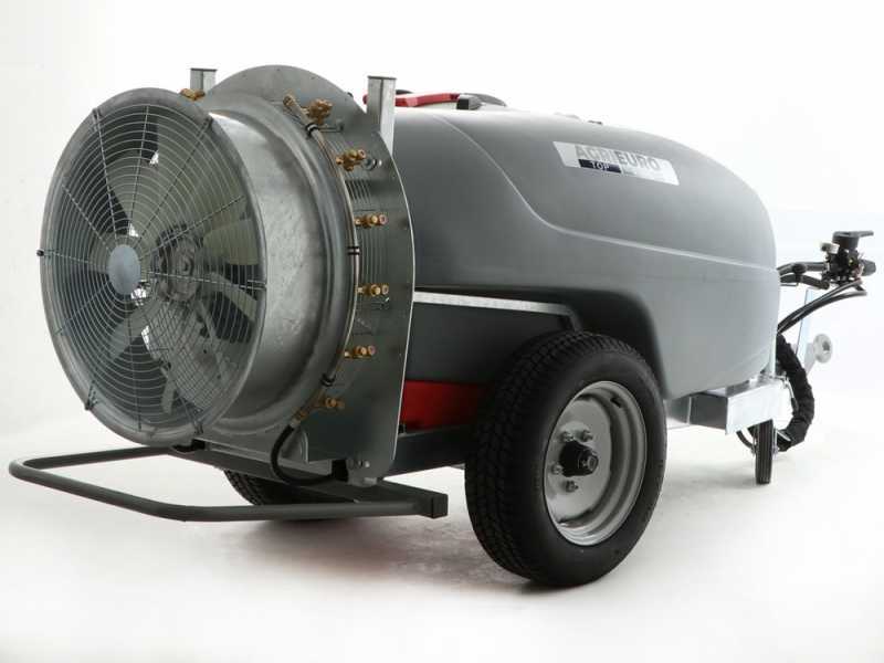 Gray T Car 600/70 - Atomiseur tra&icirc;n&eacute; avec attelage &agrave; tracteur pour pulv&eacute;risation - Capacit&eacute; 600L - Pompe AR1064