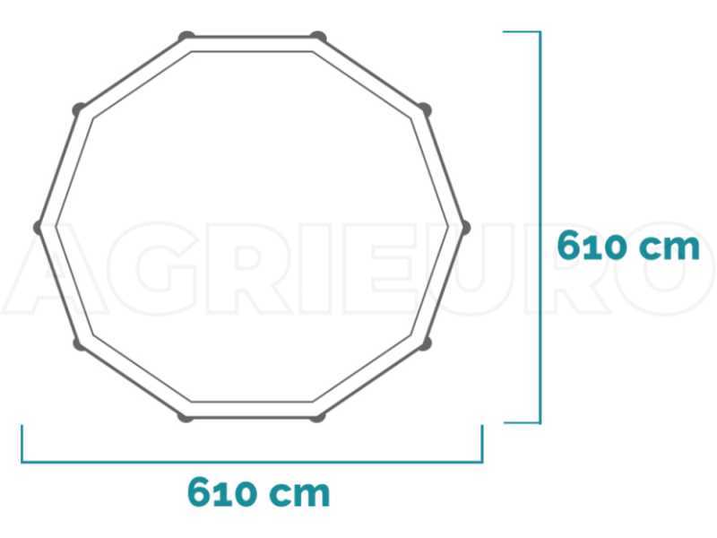 Intex Ultra XTR Frame 26334NP - &Oslash;610x122 cm - Piscine Ronde
