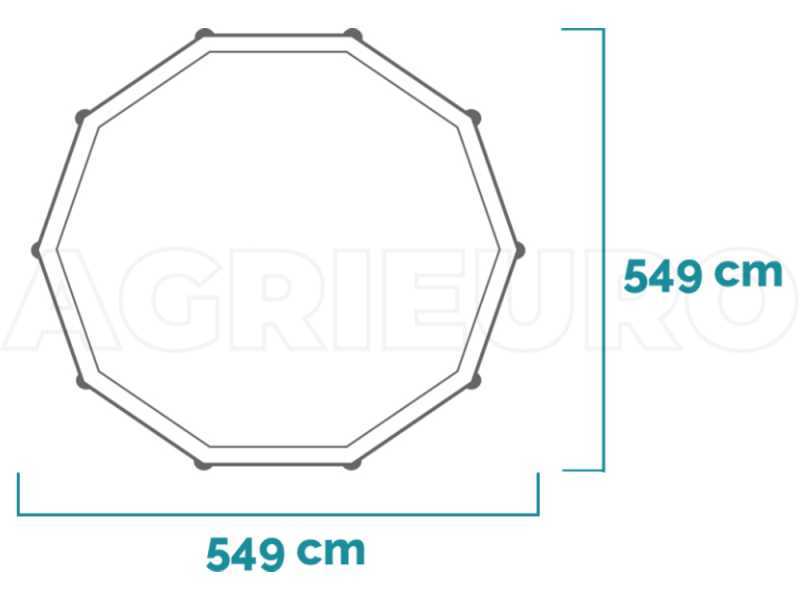 Intex Ultra XTR Frame 26330NP - &Oslash;549x132 cm - Piscine Ronde