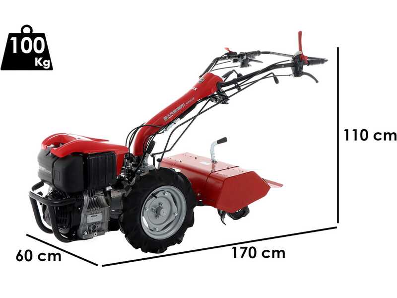 Motoculteur Diesel Barbieri Flex 3+2 - Moteur Lombardini/Kholer KD15-350