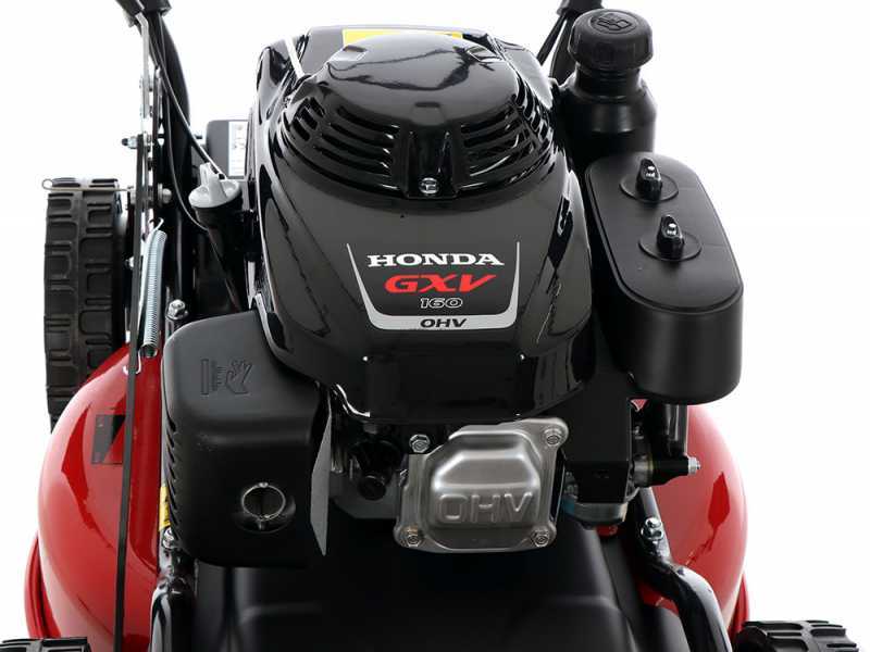 Tondeuse &agrave; gazon thermique tract&eacute;e GRINDER 4x4 SH PRO - Moteur Honda GCV 160