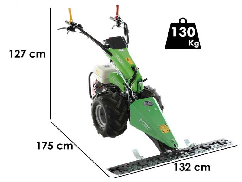 Lampacrescia MGM FC 130 - Motofaucheuse multifonctions - Honda GX390