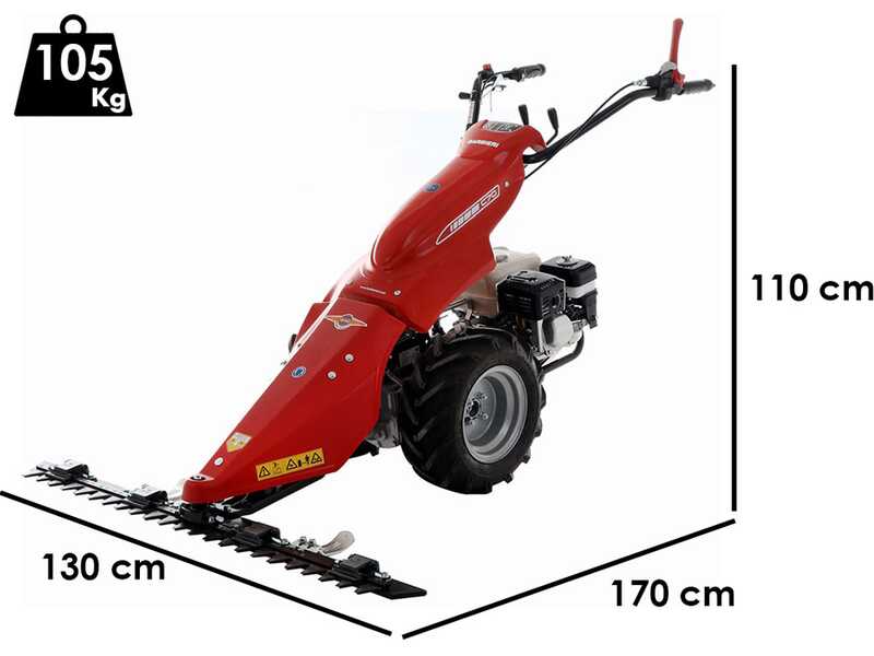 Barbieri C/70 - Motofaucheuse multifonction  - Honda GX200
