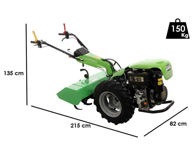 Lampacrescia MGM Castoro Super - Motoculteur diesel  - Loncin D440F - 11 CV