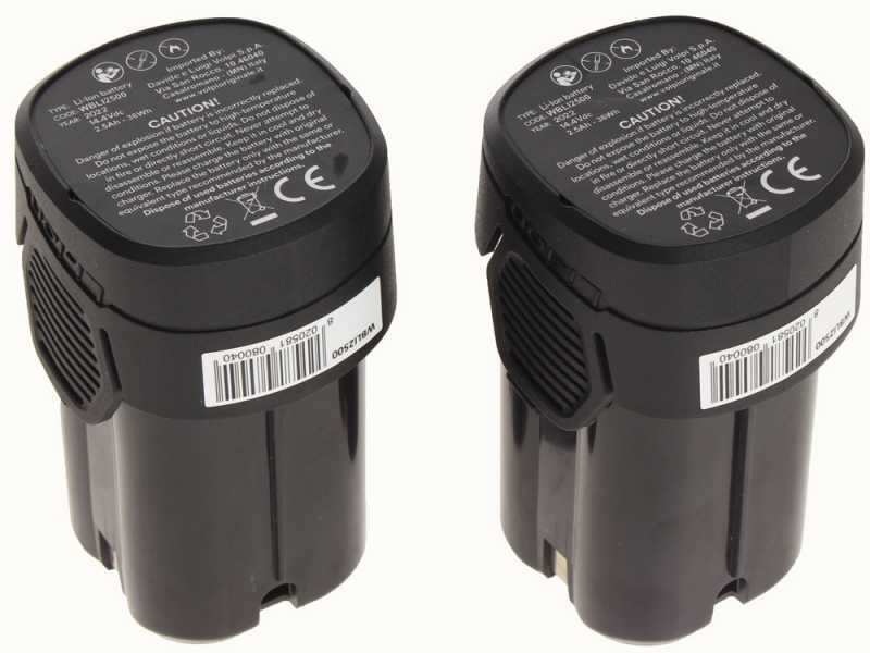&Eacute;lagueuse manuelle &agrave; batterie Volpi Powercut KVS5100 - 2x 14.4V 2.5Ah