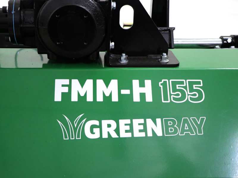 Greenbay FMM-H 155 - Broyeur pour tracteur - S&eacute;rie m&eacute;dium - D&eacute;port hydraulique