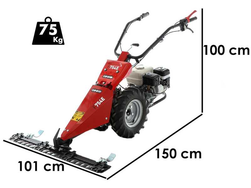 Motofaucheuse multifonction Ginko MGM FC 754 E - Honda GX160