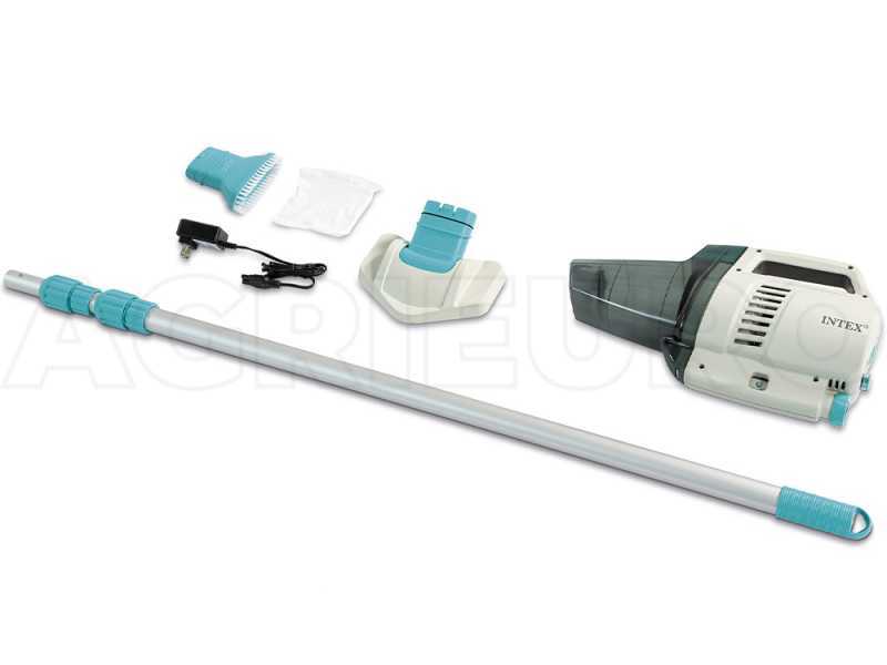 Aspirateur Intex ZR 200 Vacuum rechargeable pour piscines et Pure SPA 28628