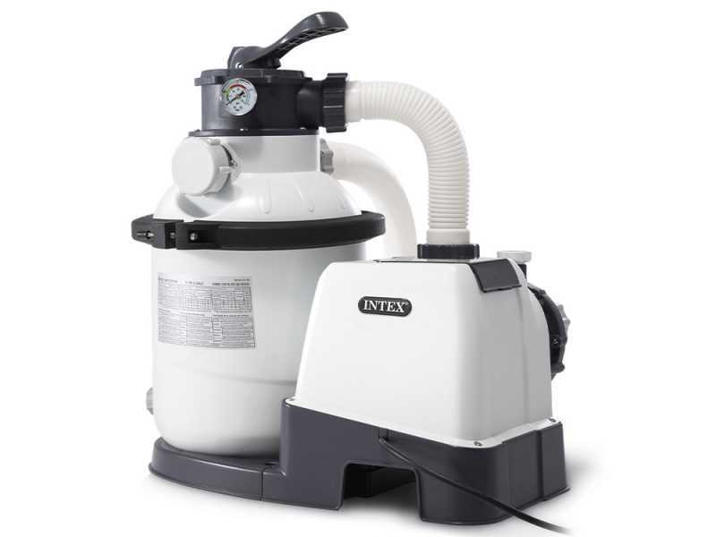 Pompe filtre &agrave; sable Intex 26644 - D&eacute;bit d'eau 5700 L/h - 190W