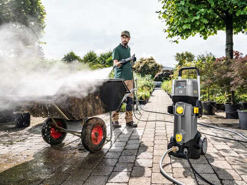 Karcher Pro HD 4/11 C Bp - Nettoyeur haute pression professionnel &agrave; batterie - 36V - 12 Ah