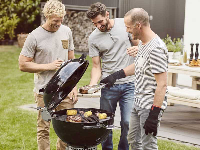 Weber - Barbecue charbon Master-Touch E-5750 Ø.57 cm noir - Gamm vert