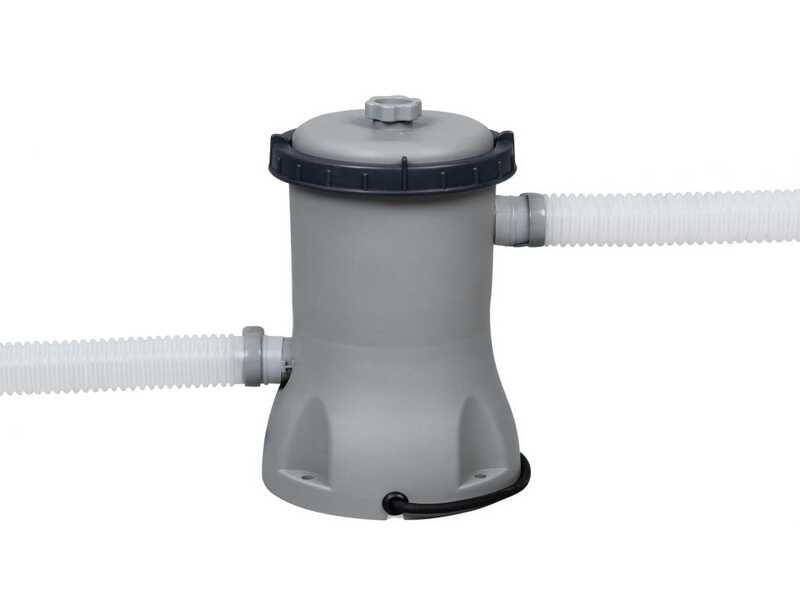 Bestway FAST Set 57372 - &Oslash;457x107 cm - Piscine gonflable + pompe de filtration 29 W et &eacute;chelle