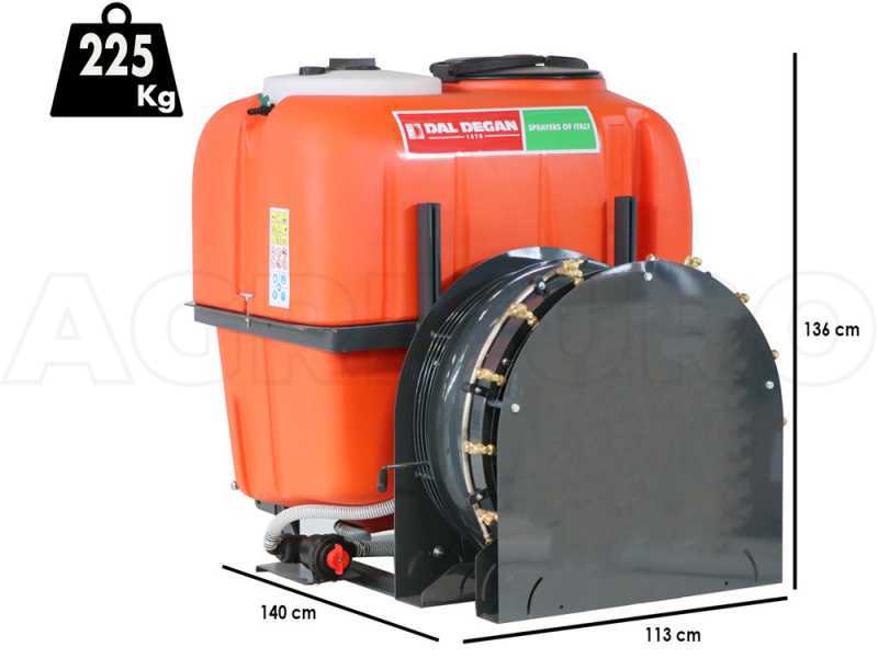 Dal Degan VOLKAN EXTRA 600L - Atomiseur port&eacute; avec raccord pour tracteur - pompe APS 71