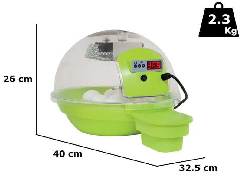 Couveuse pour &oelig;ufs automatique FIEM Smart digitale 24 verte