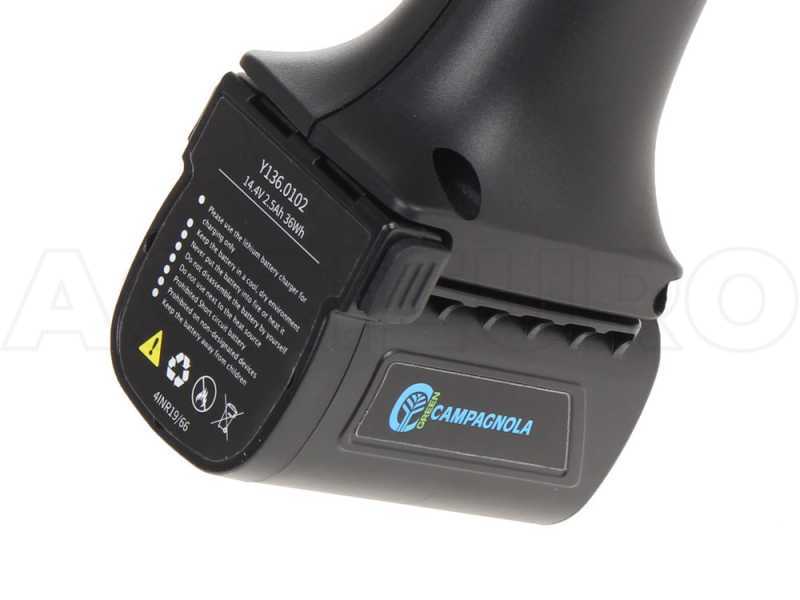 Secoueur &agrave; myrtilles &eacute;lectrique Campagnola Starberry MD2 - 3 Batteries 14.4V 2.5AH