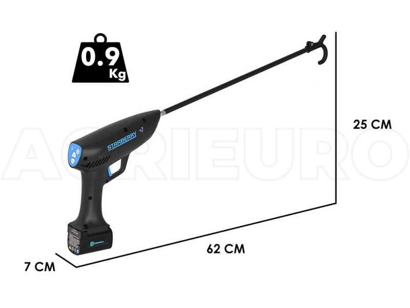 Secoueur &agrave; myrtilles &eacute;lectrique Campagnola Starberry MD2 - 3 Batteries 14.4V 2.5AH