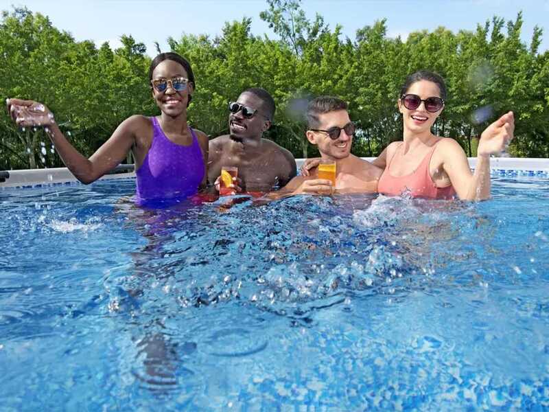 Bestway Steel Pro Max 56408 - &Oslash;305x76 cm - Piscine ronde + pompe de filtration 16 W