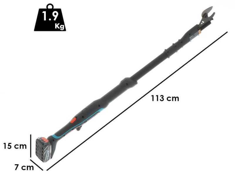 Gardena EasyCut 110/18V P4A Solo - S&eacute;cateur &eacute;lectrique de taille sur perche - SANS BATTERIE NI CHARGEUR