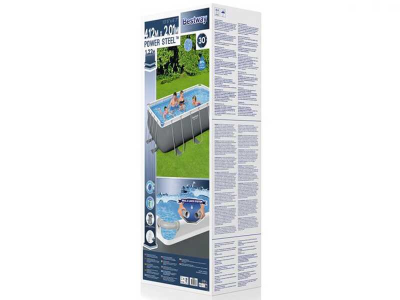 Bestway Power Steel 56456 - 412 x 201 x 122 cm - Piscine hors-sol