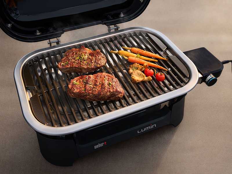 Weber Lumin Black - Barbecue &eacute;lectrique portable
