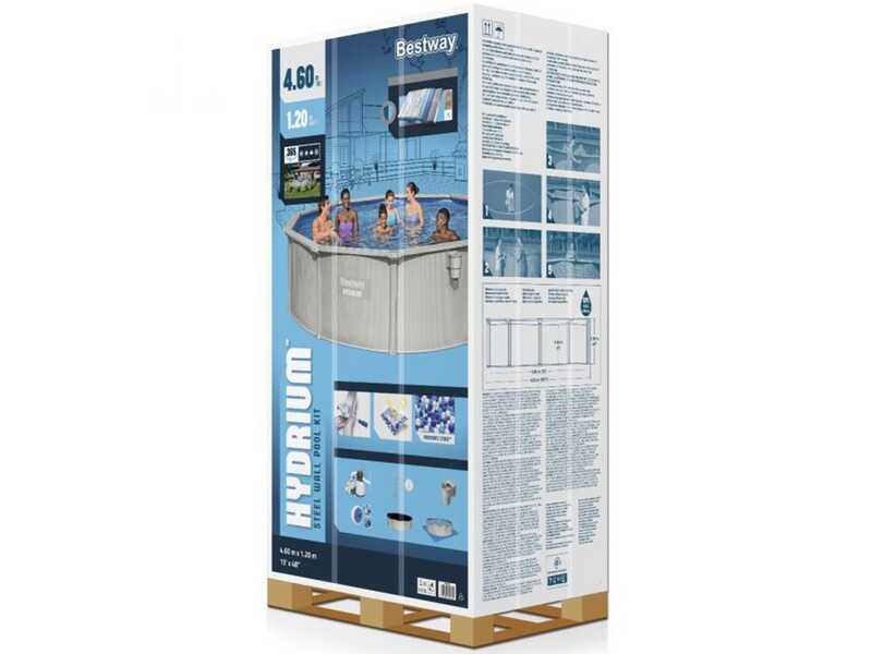 Bestway Hydrium 56384 - &Oslash;460x120 cm - Piscine ronde