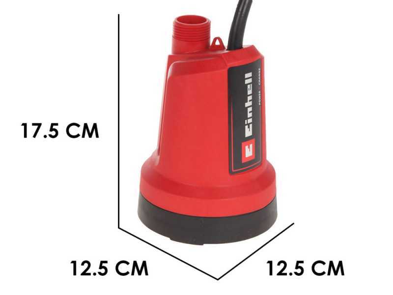 Einhell GE-SP LL 18 Li - Pompe immerg&eacute;e pour eaux claires - 18V 2,5 Ah et chargeur