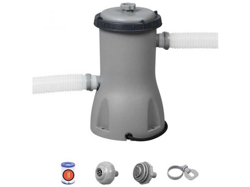 Pompe de filtration &agrave; cartouche Bestway 58386 - D&eacute;bit d'eau 3028 l/h - 32 W
